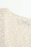 SWAYING/KNIT lace-up long-sleeved cardigan SW24SS1T74 white PS77